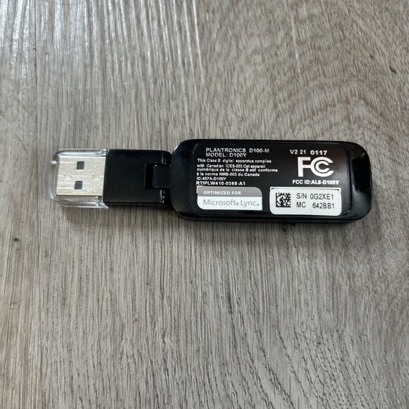 Plantronics Savi WH500 Wireless Headset USB Dongle Charger Only No Base Tested - Picture 8 of 9